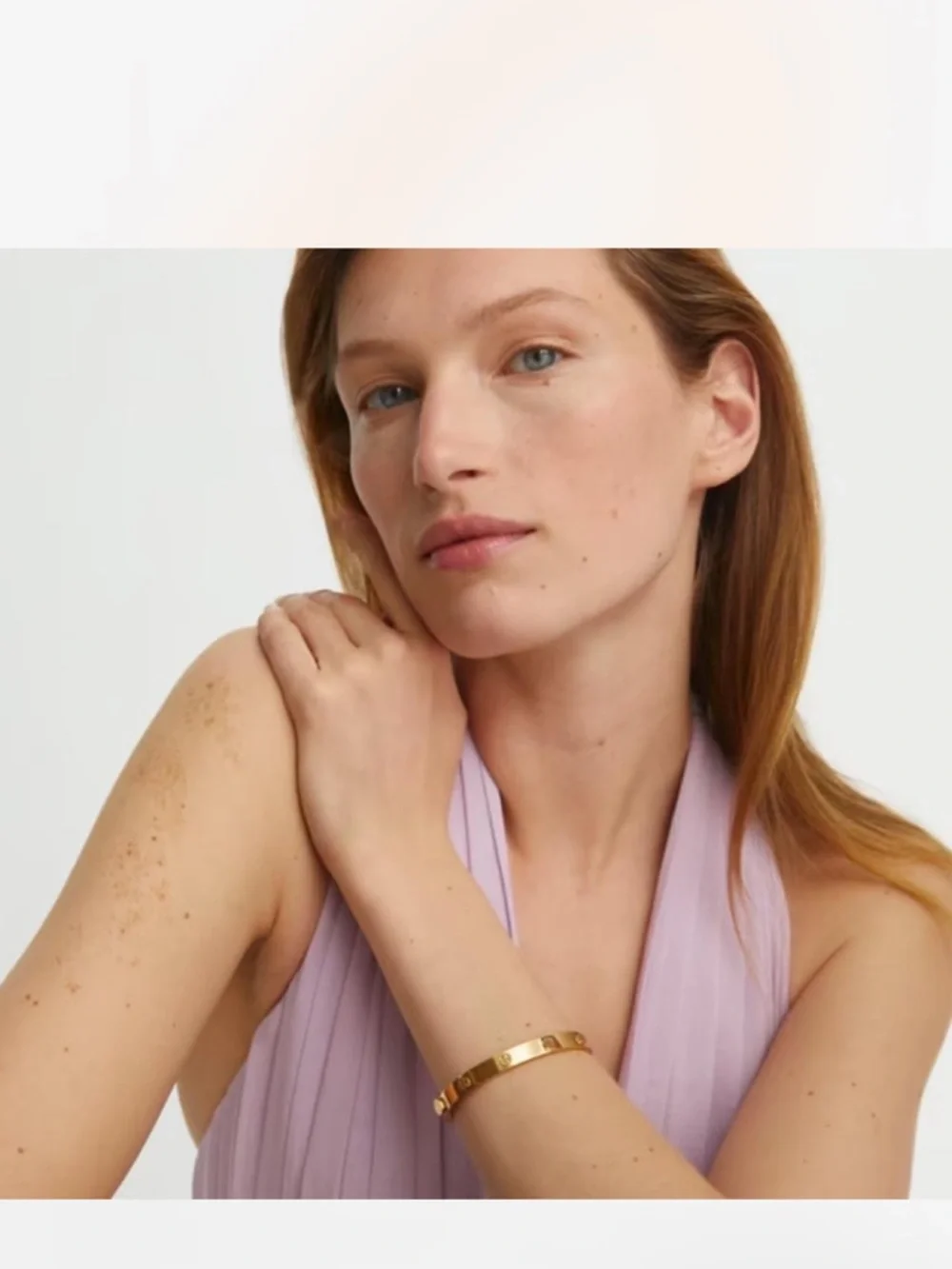 Tory Burch Rose Gold‎ Miller Hinge Bracelet - Picture 3 of 4